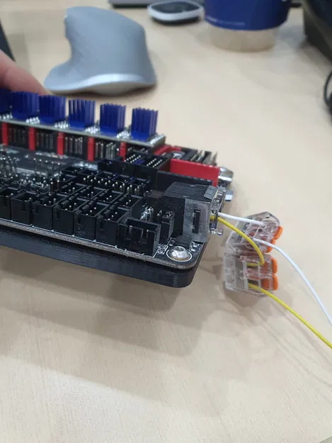 Giá đỡ din rail thấp cho LRS-200, RS-25, raspberry pi (3 hoặc 4 và zero 2), và BTT octopus - Image 4