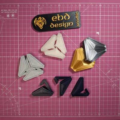 Mô hình giải đố Fidget Triangle Puzzle