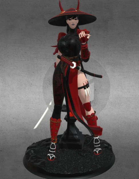 Mô hình Samurai Girl rip bởi mcka3ax40 - Image 1