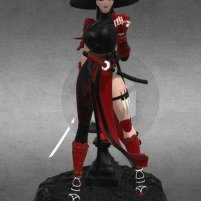 Mô hình Samurai Girl rip bởi mcka3ax40