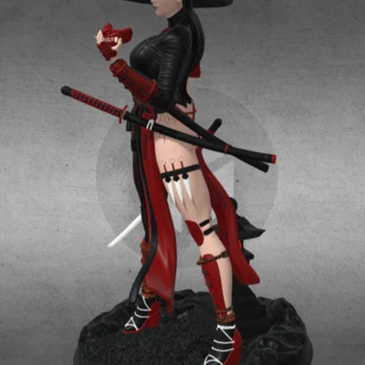 Mô hình Samurai Girl rip bởi mcka3ax40