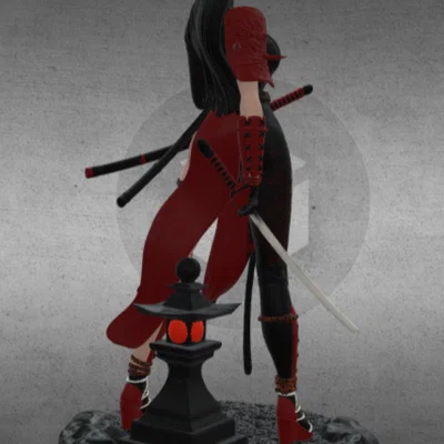Mô hình Samurai Girl rip bởi mcka3ax40