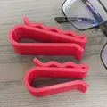 Kẹp giữ kính mắt cho tấm che nắng xe hơi - Thumbnail 3