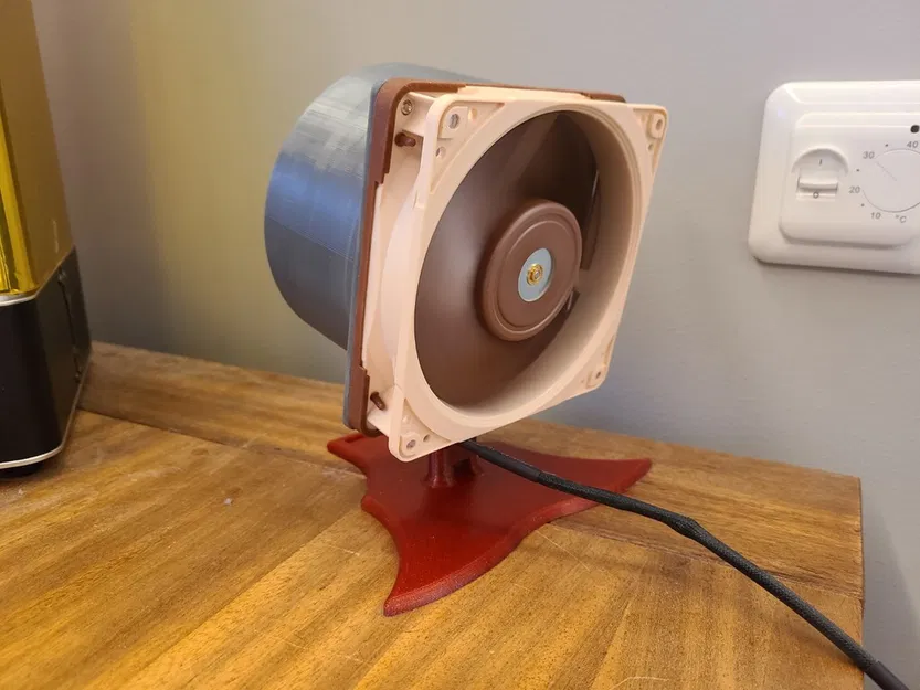 Quạt để bàn Lưu lượng Dòng chảy 120mm + 140mm Noctua - Image 5