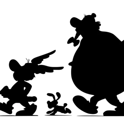 Tranh treo tường Asterix và Obelix