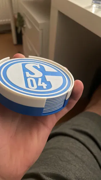 Bộ Đế Lót Ly Schalke 04 Có Kệ Đựng - Image 1