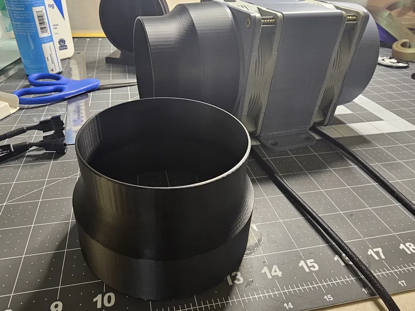 Adapter Chuyển Đổi Hệ Thống Thông Gió P1S X1C Từ 120mm Sang 100mm - Image 1