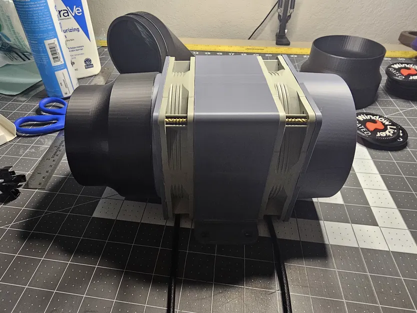 Adapter Chuyển Đổi Hệ Thống Thông Gió P1S X1C Từ 120mm Sang 100mm - Image 2