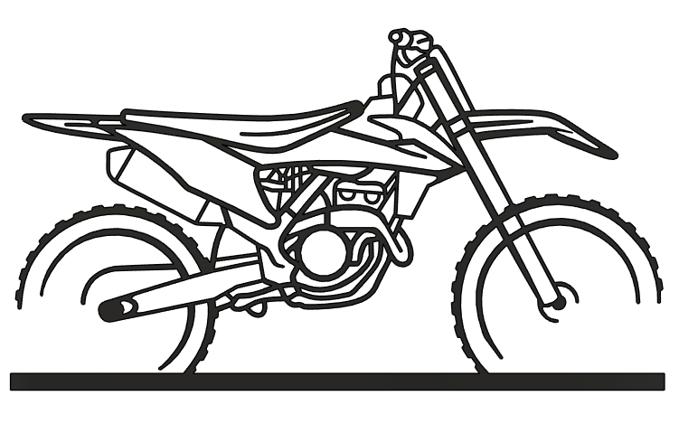 Tấm Bảng Treo Tường Xe Máy Địa Hình Độc Đáo - Image 2