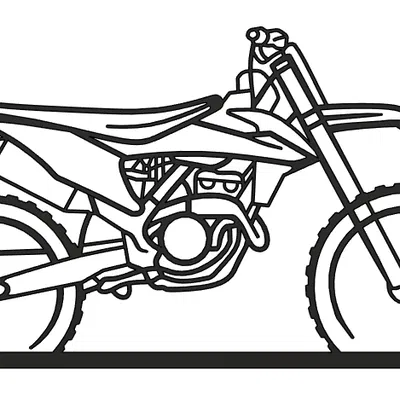 Tấm Bảng Treo Tường Xe Máy Địa Hình Độc Đáo