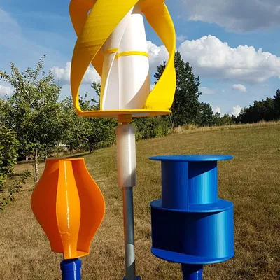 Turbine Gió Darrieus Savonius Phiên Bản 2 Remix