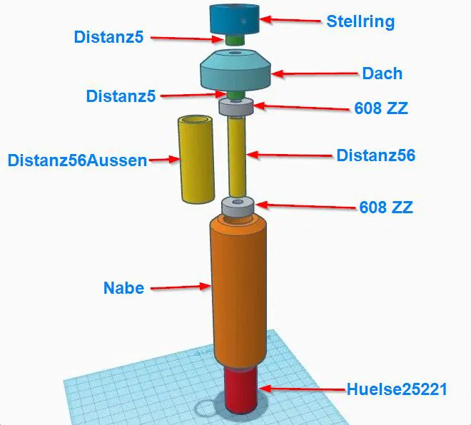 Turbine Gió Darrieus Savonius Phiên Bản 2 Remix - Image 4