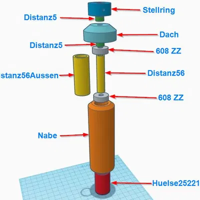 Turbine Gió Darrieus Savonius Phiên Bản 2 Remix