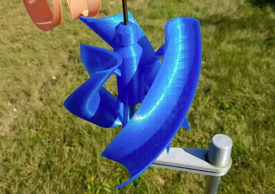 Turbine gió trục đứng Savonius helix - Bản chỉnh sửa - Image 2