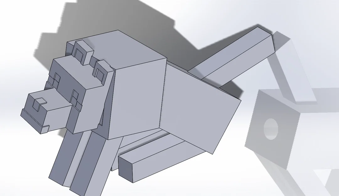 Mô hình Chó Minecraft - Image 1
