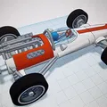 Mô hình Ford Lotus 34 năm 1964 tỉ lệ 1:24 của Ed van der Heijden - Thumbnail 7