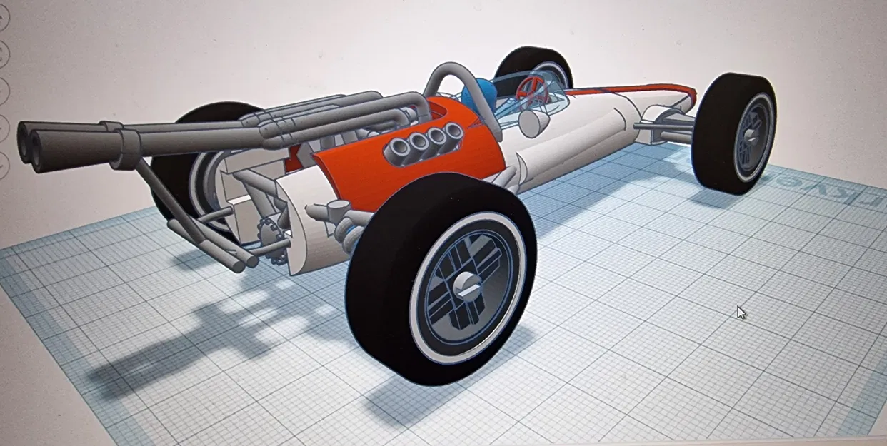 Mô hình Ford Lotus 34 năm 1964 tỉ lệ 1:24 của Ed van der Heijden - Image 9