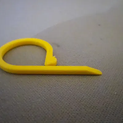 Dấu mũi kim móc len - bản chỉnh sửa có đầu nhọn