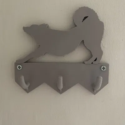 Móc Treo Chìa Khóa Hình Chó Husky/Chó