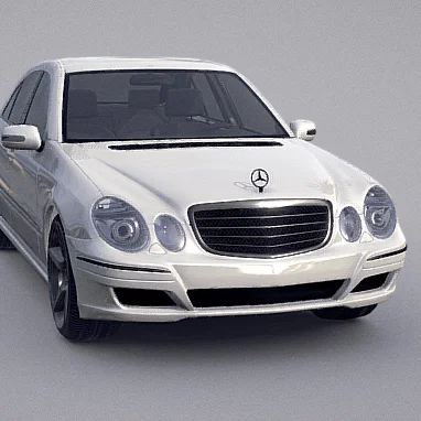 Xe Mersedes Benz E55 W211 rip bởi mcka3ax40