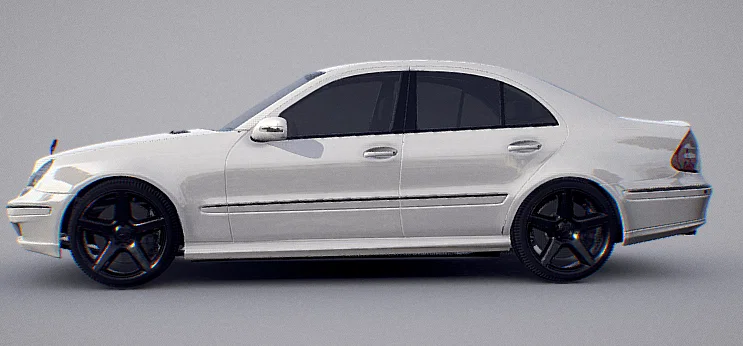 Xe Mersedes Benz E55 W211 rip bởi mcka3ax40 - Image 3
