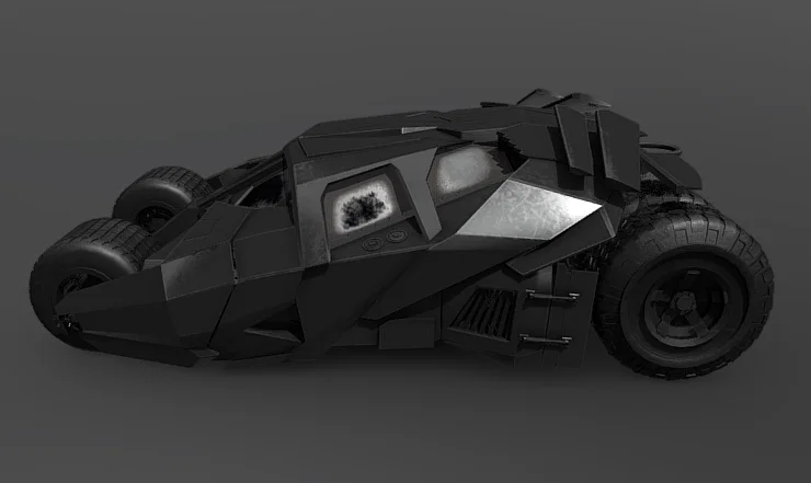 Xe Batmobil bởi mcka3ax40 - Image 2
