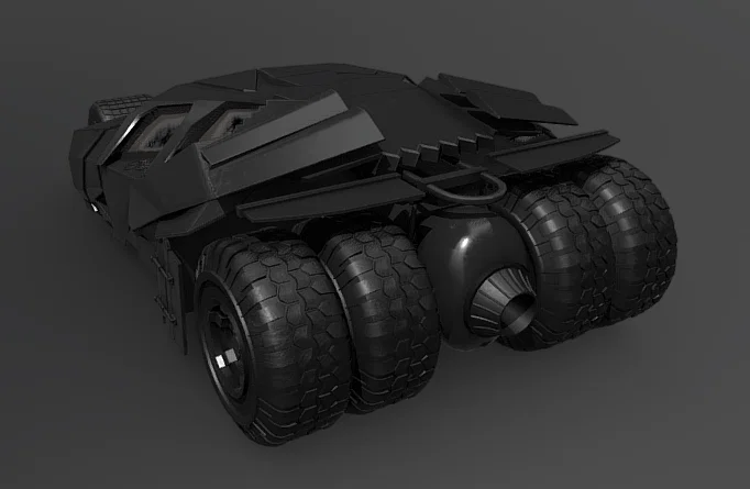 Xe Batmobil bởi mcka3ax40 - Image 3