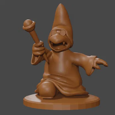 Mô hình để bàn D&D Kamek phong cách Mario