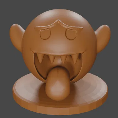 Mô hình Boo lấy cảm hứng từ Mario, cho bàn cờ DnD