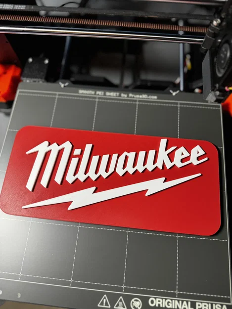 Biển Logo Milwaukee Tools - Image 1