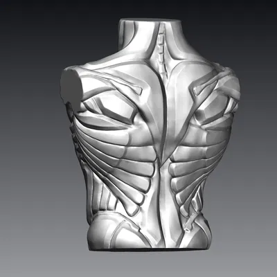 Tượng Đầu Nam Cách Điệu Cơ Bắp