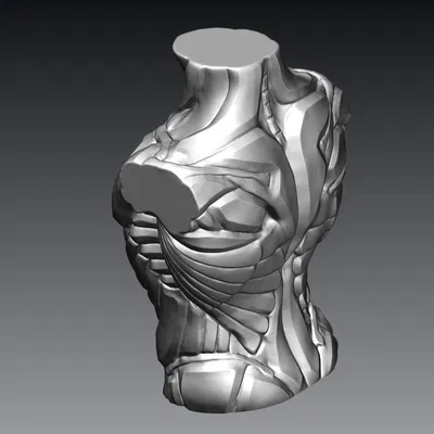 Tượng Đầu Nam Cách Điệu Cơ Bắp