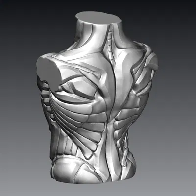 Tượng Đầu Nam Cách Điệu Cơ Bắp