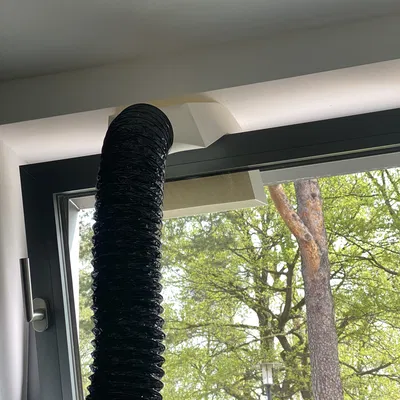 Bộ chuyển đổi cửa sổ cho ống thông gió 100mm (thông gió lều trồng cây)