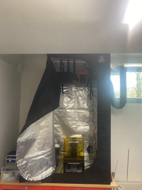 Bộ chuyển đổi cửa sổ cho ống thông gió 100mm (thông gió lều trồng cây) - Image 3