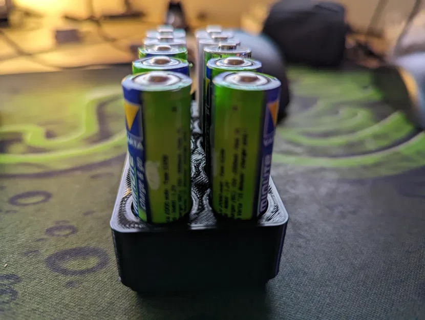 Hộp Đựng 10 Pin AA Gridfinity Siêu Tiện Lợi - Image 2