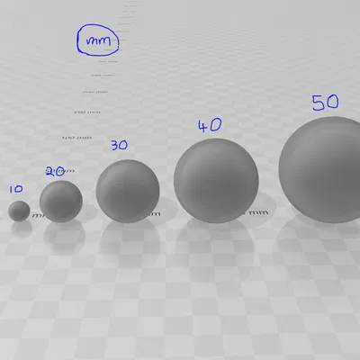 Bộ 6 Quả Bóng Cỡ 5mm Đến 50mm