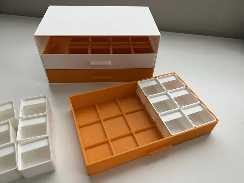 Ngăn Kéo Gridfinity Kèm Hộp Drawer Chest - Image 4