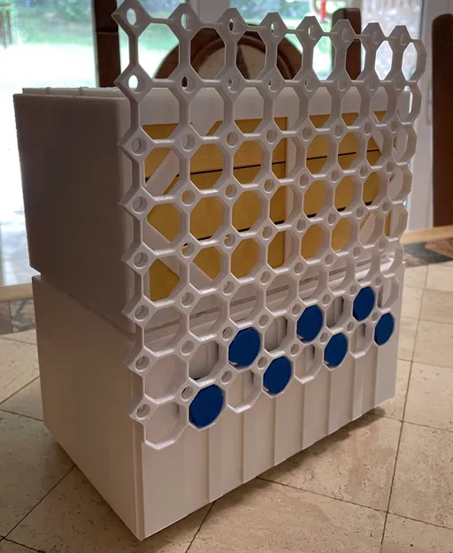 Hộc tủ Gridfinity 5x3 Remix với Multiconnect - Image 2