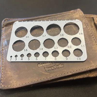 Thước đo tròn dạng thẻ tín dụng