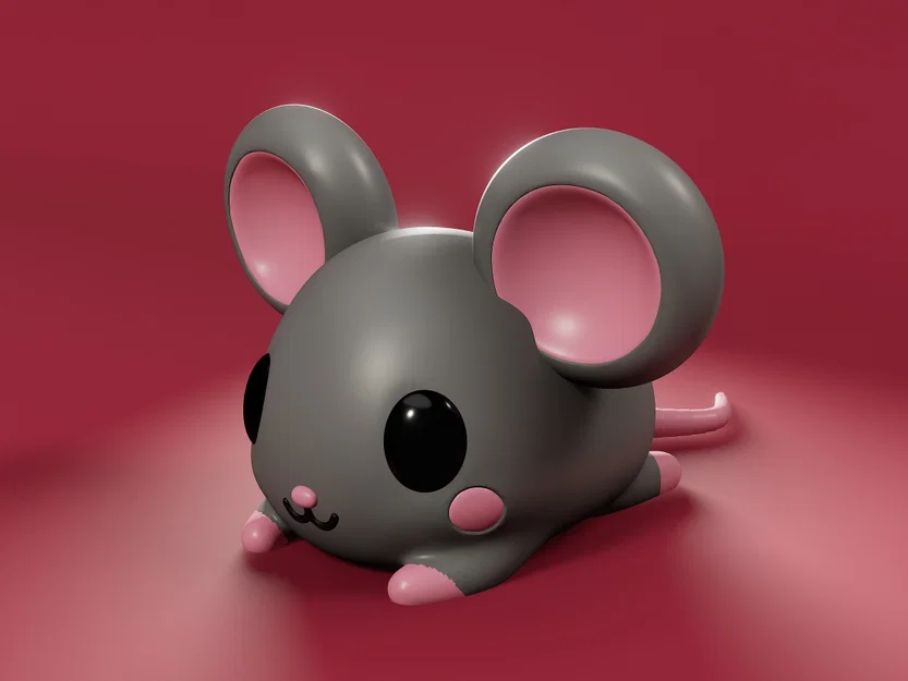 Mimi the Mouse - Mô hình 3D Chuột Nhỏ Xinh Xắn - Image 1