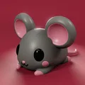 Mimi the Mouse - Mô hình 3D Chuột Nhỏ Xinh Xắn - Thumbnail 1