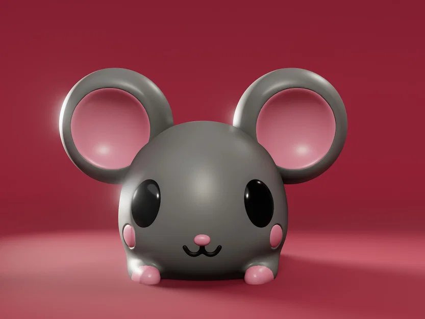 Mimi the Mouse - Mô hình 3D Chuột Nhỏ Xinh Xắn - Image 2