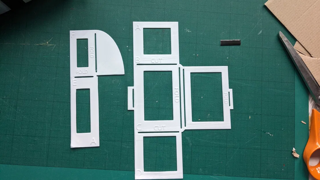 Khuôn/Template Hộp Đựng Bài TCG Giấy cho Bài MTG, Yugioh, Pokemon - Image 1