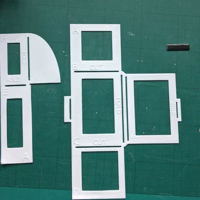 Khuôn/Template Hộp Đựng Bài TCG Giấy cho Bài MTG, Yugioh, Pokemon