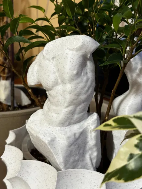 Tượng Cơ Thể Nam Giới Điêu Khắc Từ Đá - Image 1