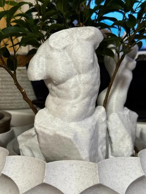 Tượng Cơ Thể Nam Giới Điêu Khắc Từ Đá - Image 2