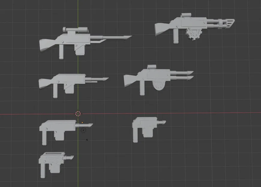 Các Biến Thể Súng Lasgun Dummy13 Warhammer40k - Image 1