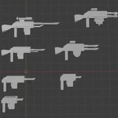 Các Biến Thể Súng Lasgun Dummy13 Warhammer40k