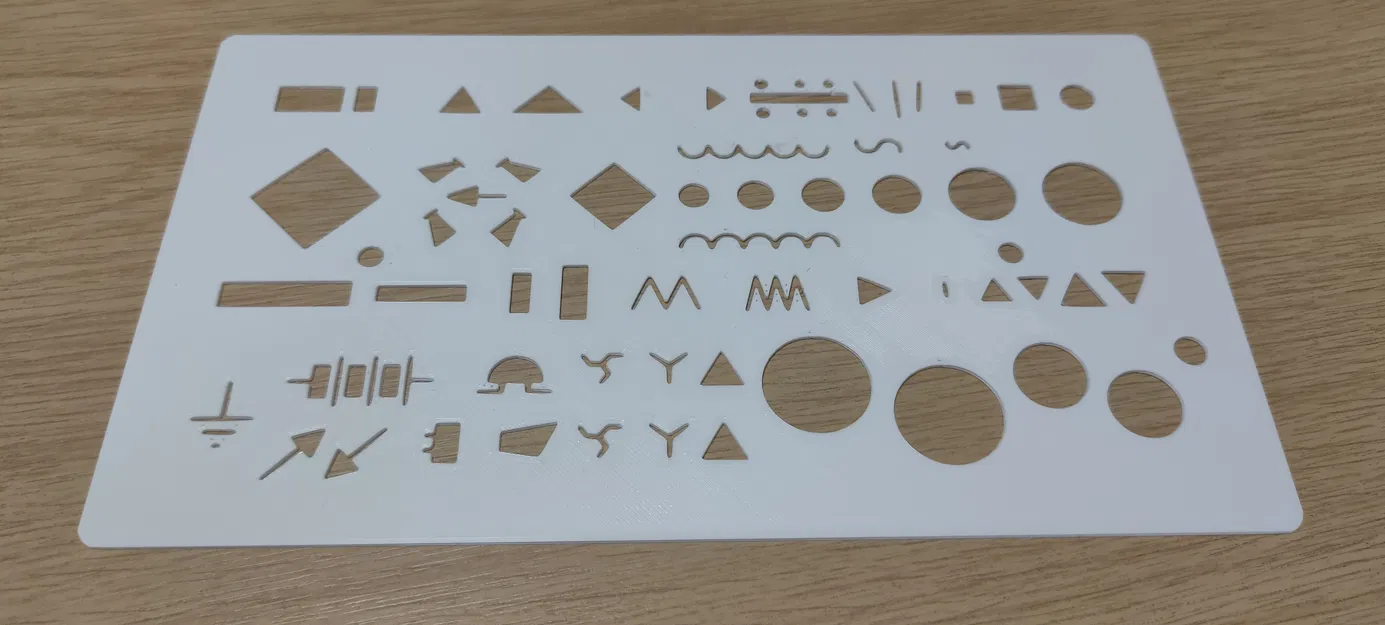 Bộ khuôn vẽ kỹ thuật (Stencils) - Image 3